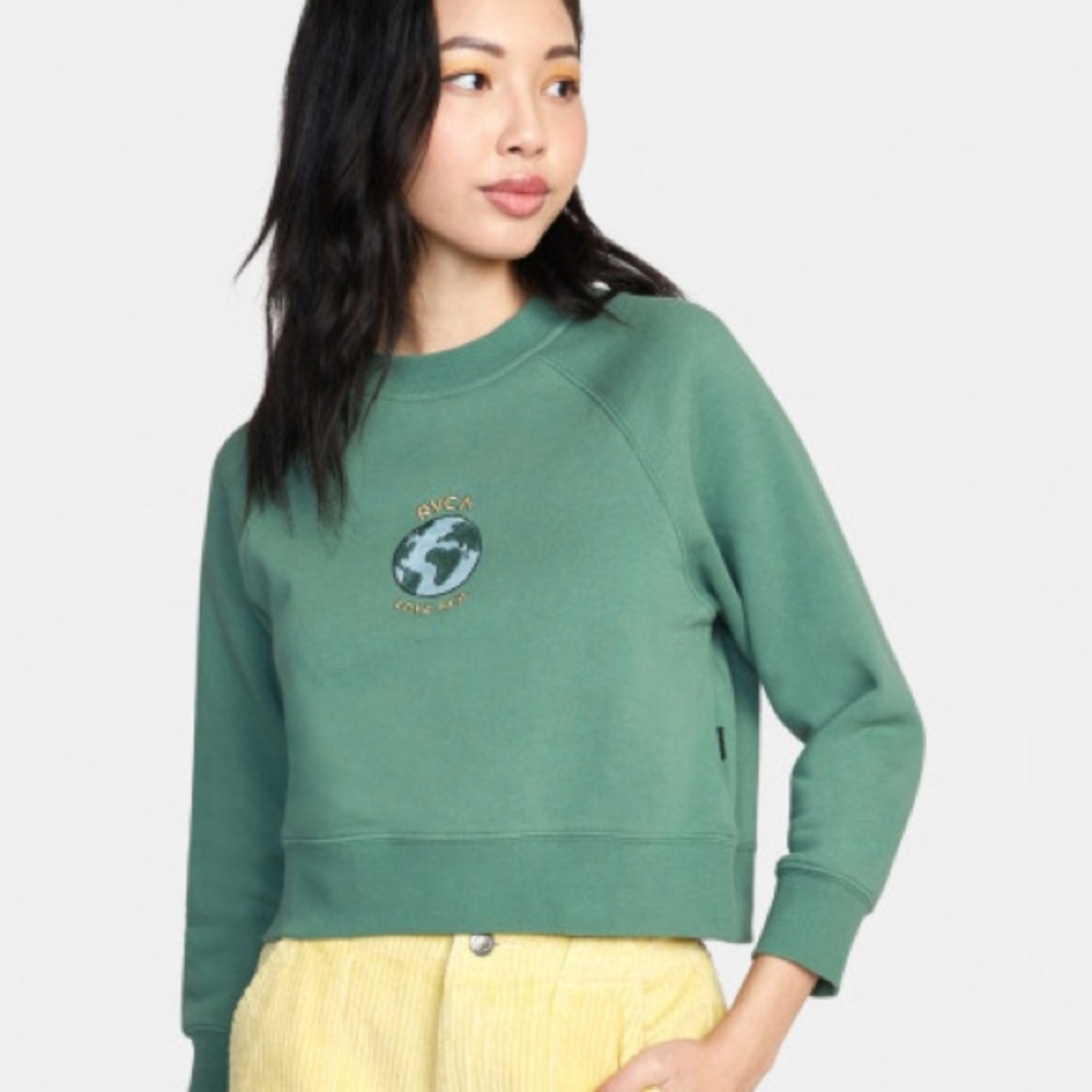 RVCA Love Her Cropped sweatshirt